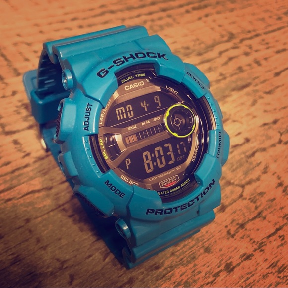 g shock gd 110 blue